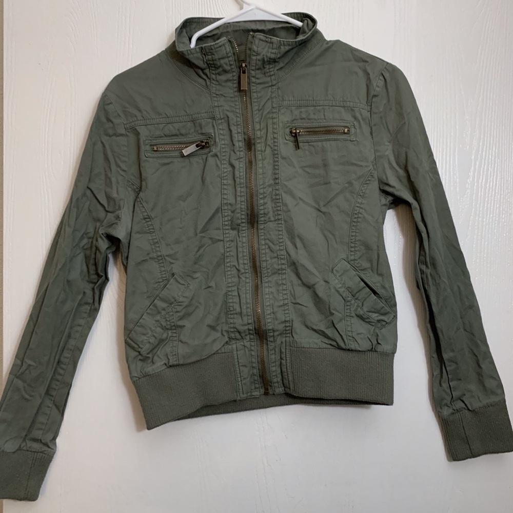 Army green jacket